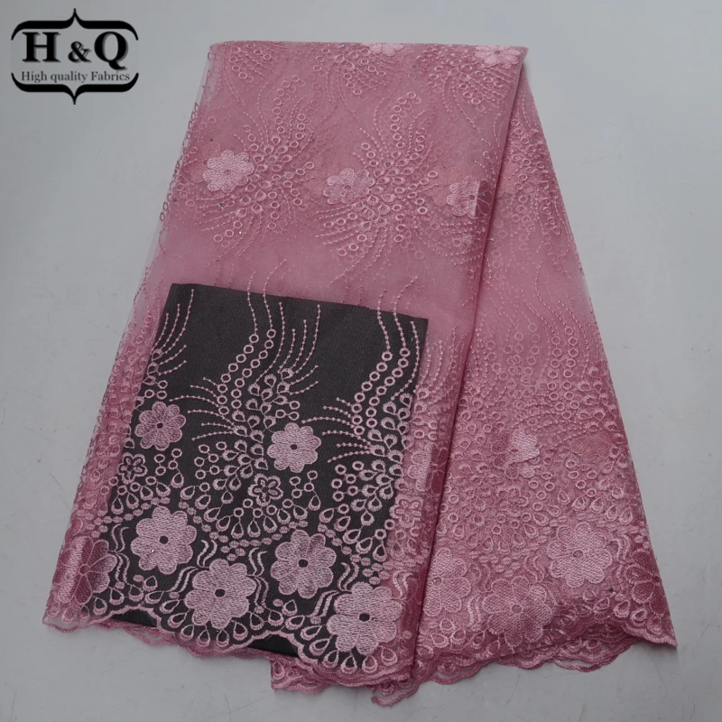 Baby Pink African Net Lace Fabric French Tulle Lace High Quality Embroidery With Stone Nigeria Guipure Lace 5Yards/Lot For Party
Baby Pink African Net Lace Fabric French Tulle Lace High Quality Embroidery With Stone Nigeria Guipure Lace 5Yards/Lot For Party