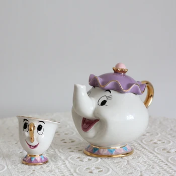 Cartoon Beauty And The Beast Old style Teapot Mug Mrs Potts Chip Tea Pot Cup One Set Xmas gift for friend Free Shipping
Cartoon Beauty And The Beast Old style Teapot Mug Mrs Potts Chip Tea Pot Cup One Set Xmas gift for friend Free Shipping