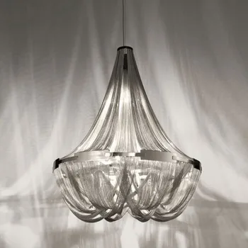 French Aluminum Chain Tassel Chandelier Light Fixture Empire Vintage Hanging Suspension Lustre Chain Pendant Lamp Drop Light
French Aluminum Chain Tassel Chandelier Light Fixture Empire Vintage Hanging Suspension Lustre Chain Pendant Lamp Drop Light