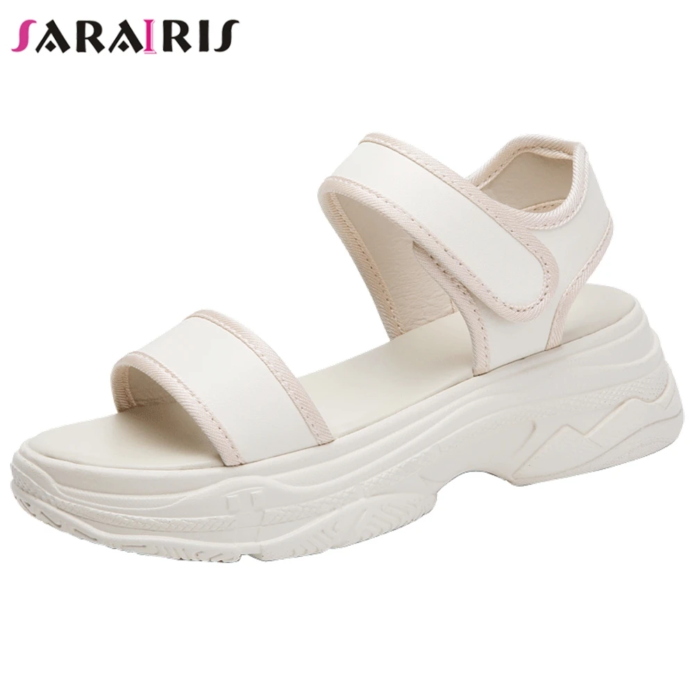 SARAIRIS 2019 New INS Hot Pigskin Split Leather Shoes Sandals Woman Summer Platform Woman Shoes Casual Beach Women Shoes Woman
SARAIRIS 2019 New INS Hot Pigskin Split Leather Shoes Sandals Woman Summer Platform Woman Shoes Casual Beach Women Shoes Woman