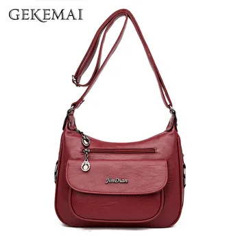 Ladies Luxury Brand Handbags Sac A Main Crossbody Bags for Women Leather Shoulder Bags Female Messenger Bag Small Soft Flap Bag
Ladies Luxury Brand Handbags Sac A Main Crossbody Bags for Women Leather Shoulder Bags Female Messenger Bag Small Soft Flap Bag