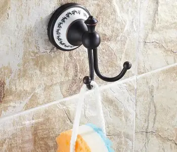 Top Quality Classic Ceramic Style Oil Rubbed Bronze Wall Mounted Bathroom Towel Coat Hooks Hanger Bathroom Accessories
Top Quality Classic Ceramic Style Oil Rubbed Bronze Wall Mounted Bathroom Towel Coat Hooks Hanger Bathroom Accessories