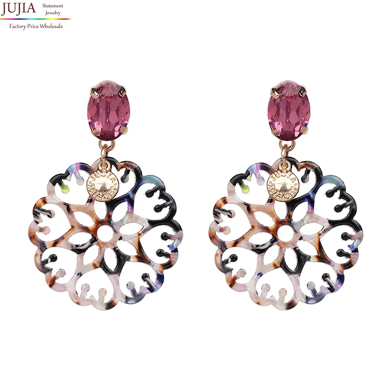JUJIA 4 colors fashion good quality women statement drop Earrings for women fashion earring wholesale resin oorbellen
JUJIA 4 colors fashion good quality women statement drop Earrings for women fashion earring wholesale resin oorbellen