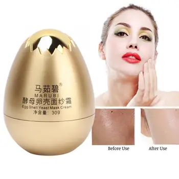 30g Egg Shell Yeast Face Mask Cream Moisturizing Tightening Brightening Skin Care
30g Egg Shell Yeast Face Mask Cream Moisturizing Tightening Brightening Skin Care