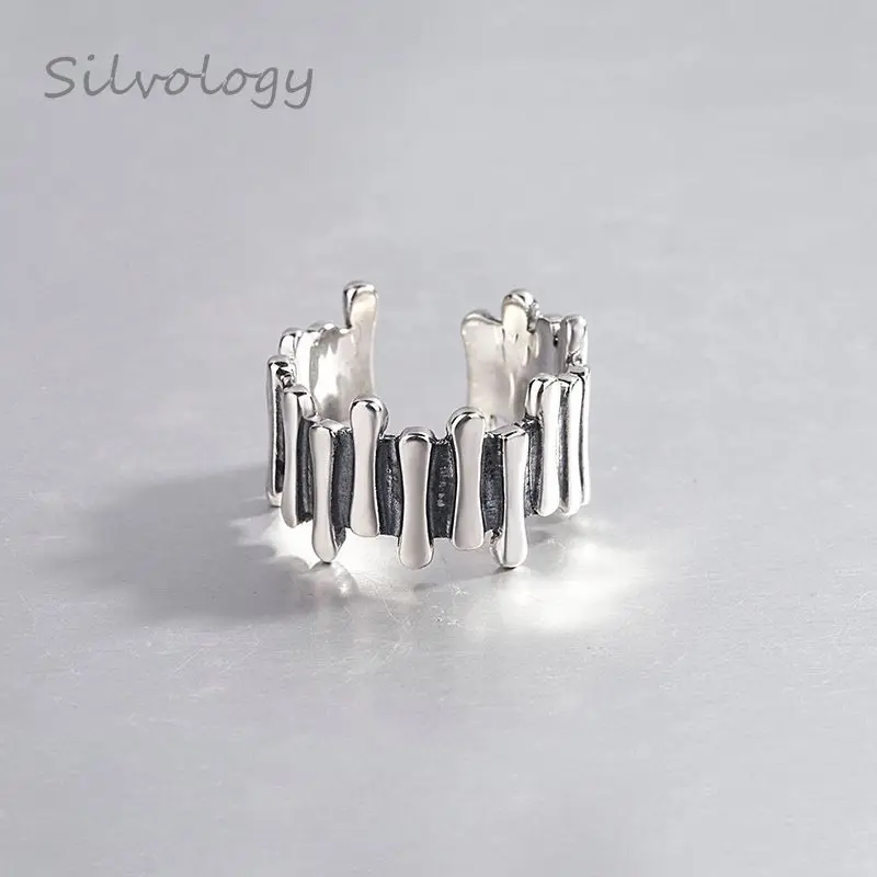 Silvology 925 Sterling Silver Water Veins Rings Silver Vintage Irregular Creative Texture Korea Rings Fou Women Elegant Jewelry
Silvology 925 Sterling Silver Water Veins Rings Silver Vintage Irregular Creative Texture Korea Rings Fou Women Elegant Jewelry