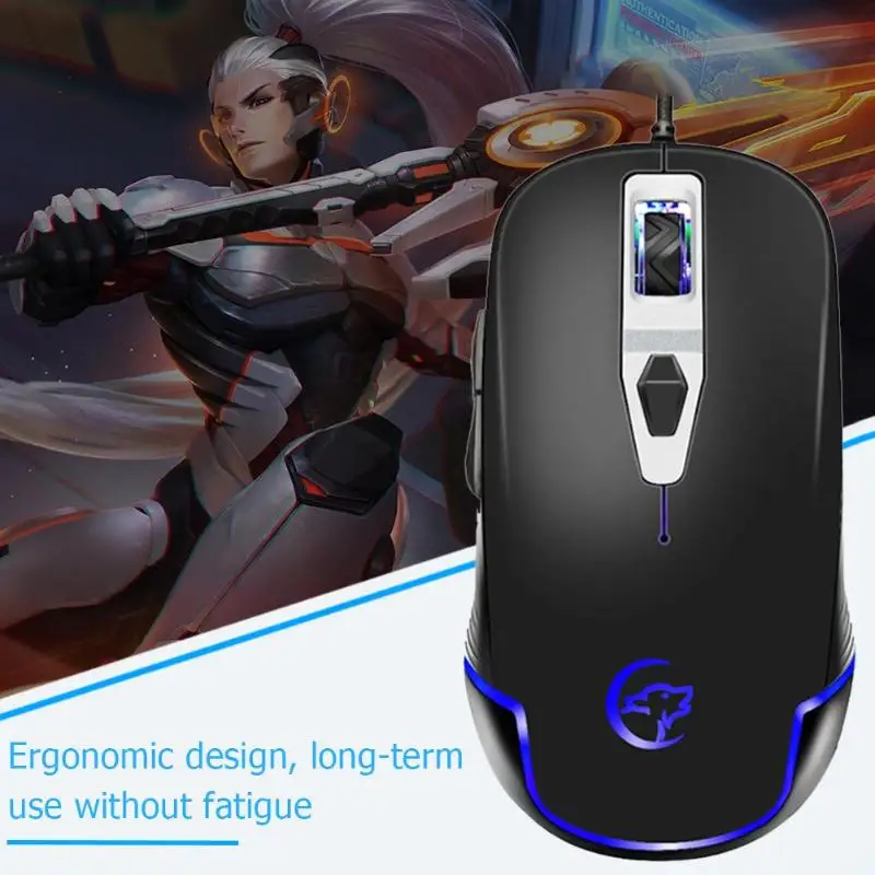 YWYT USB Wired Optics Laptop Mouse 3200DPI Adjustable Ergonomic Gaming Mice with Three Colors Breathing Light
YWYT USB Wired Optics Laptop Mouse 3200DPI Adjustable Ergonomic Gaming Mice with Three Colors Breathing Light