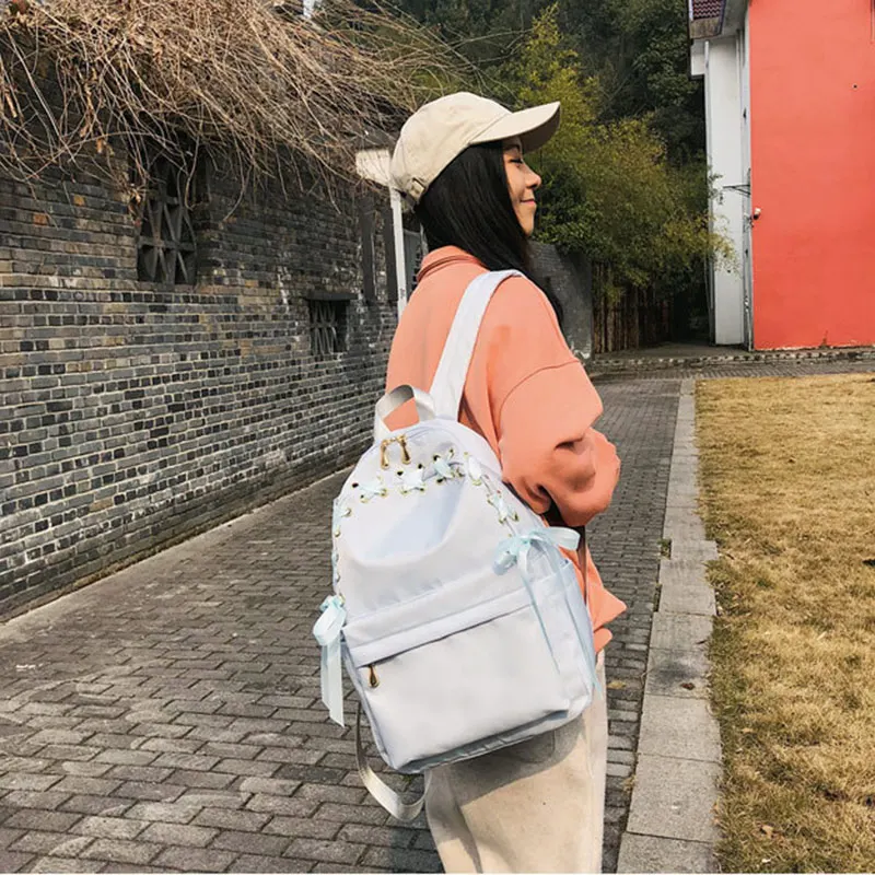 Nylon Backpack Wear-resistant Waterproof School Bag for Students Shopping Travel Popular
Nylon Backpack Wear-resistant Waterproof School Bag for Students Shopping Travel Popular