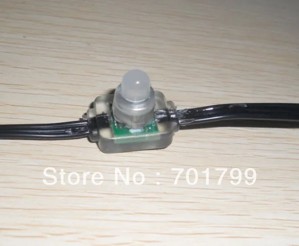 ws2811 chip,full color led smart pixel node,DC5V input,50pcs a string,with all black cable;injection molding type
ws2811 chip,full color led smart pixel node,DC5V input,50pcs a string,with all black cable;injection molding type