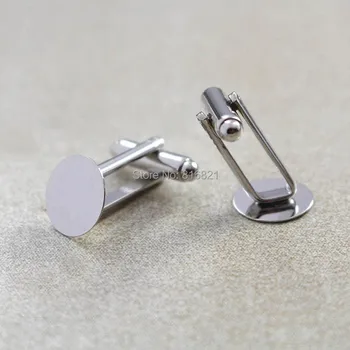 Blank Flat Circle Glue Pad Bezel Slide Pitch Cufflinks Settings Cabochons Bases Men's Cuff Links Findings Rhodium tone Plated
Blank Flat Circle Glue Pad Bezel Slide Pitch Cufflinks Settings Cabochons Bases Men's Cuff Links Findings Rhodium tone Plated