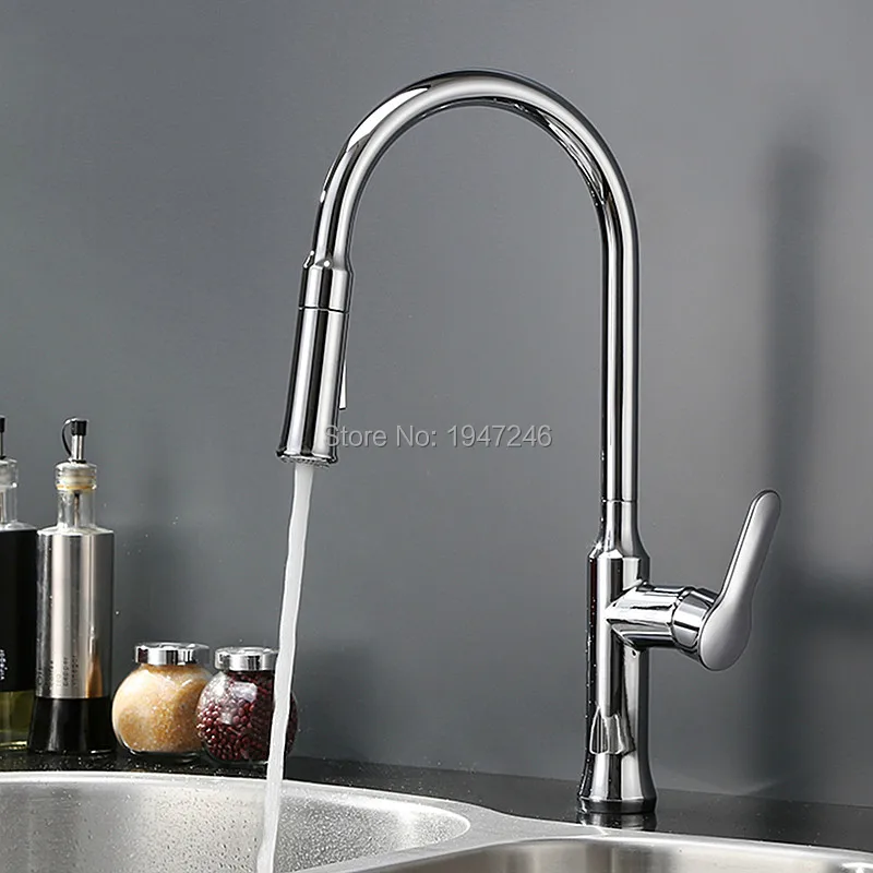 

Factory Direct Polish Copper Water Saver Filter Swivel Robinet Para Torneira Chrome White Sink Mixer Pull-out Kitchen Faucet Tap