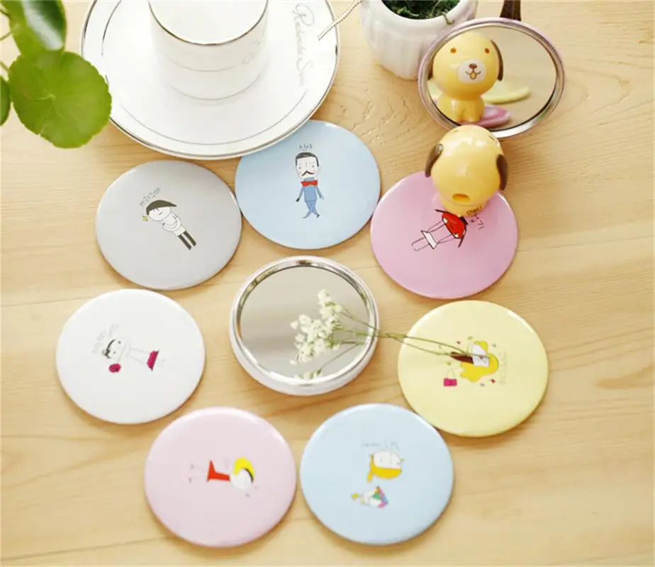 1PC Compact Cartoon Mini Portable Makeup Mirror Circular Hand Mirror Pocket Mirror Beauty Tools
1PC Compact Cartoon Mini Portable Makeup Mirror Circular Hand Mirror Pocket Mirror Beauty Tools