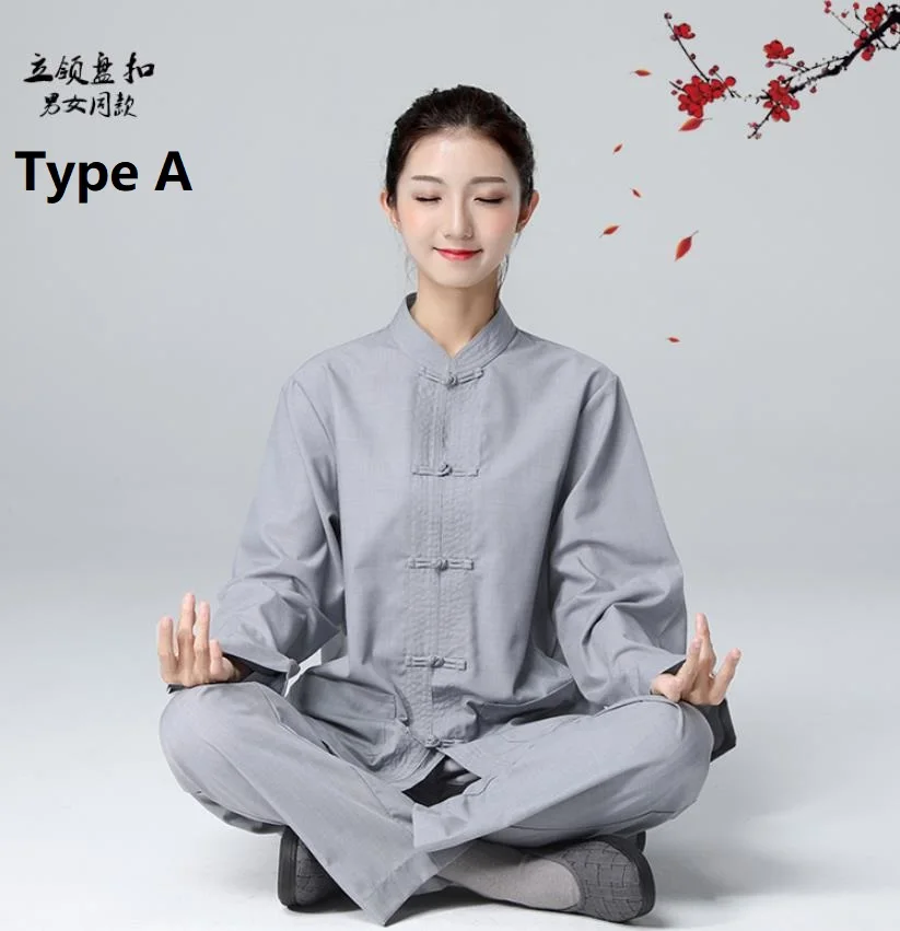 Men Women Cotton Frock Buddhist Costume Set Shirt Pants Monk Clothing Comfort Gray
Men Women Cotton Frock Buddhist Costume Set Shirt Pants Monk Clothing Comfort Gray