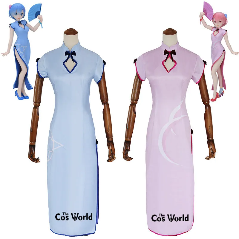 Re Zero Kara Hajimeru Isekai Seikatsu Remu Rame Cheongsam Dress Outfit Anime Cosplay Costumes
Re Zero Kara Hajimeru Isekai Seikatsu Remu Rame Cheongsam Dress Outfit Anime Cosplay Costumes