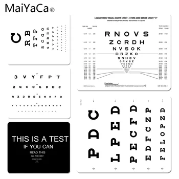 MaiYaCa Personalized Cool Fashion Test myopia Durable Rubber Mouse Mat Pad Size for 180x220x2mm and 250x290x2mm Small Mousepad
MaiYaCa Personalized Cool Fashion Test myopia Durable Rubber Mouse Mat Pad Size for 180x220x2mm and 250x290x2mm Small Mousepad