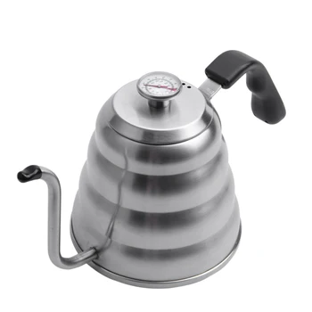 HOT-Premium Pour Over Coffee Kettle with for Precise Temperature 40floz - Gooseneck Tea Kettle - 5 Cup Stainless Steel Teapot
HOT-Premium Pour Over Coffee Kettle with for Precise Temperature 40floz - Gooseneck Tea Kettle - 5 Cup Stainless Steel Teapot