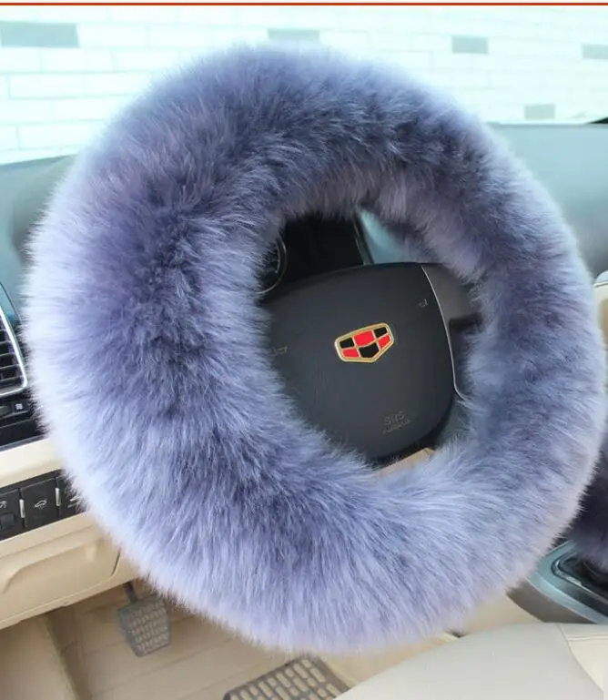 Natural Sheepskin Wool Stretch-On Car Steering Wheel Cover Winter Long Fur Cover Gear Shift Collars Handbrake Grips Pad Covers
Natural Sheepskin Wool Stretch-On Car Steering Wheel Cover Winter Long Fur Cover Gear Shift Collars Handbrake Grips Pad Covers