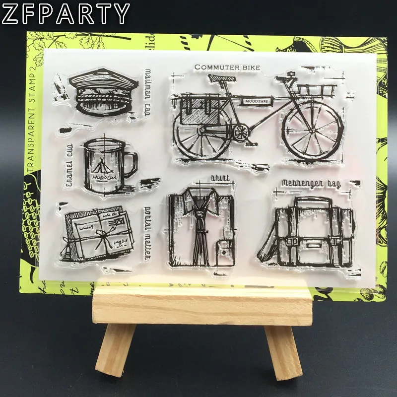 ZFPARTY Retro Bike Transparent Clear Silicone Stamp for DIY scrapbooking/photo album Decorative clear stamp sheets
ZFPARTY Retro Bike Transparent Clear Silicone Stamp for DIY scrapbooking/photo album Decorative clear stamp sheets