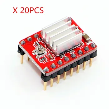 20pcs/lot Reprap Stepper Driver A4988 Stepper Motor Driver Module Free Shipping Dropshipping color:red
20pcs/lot Reprap Stepper Driver A4988 Stepper Motor Driver Module Free Shipping Dropshipping color:red