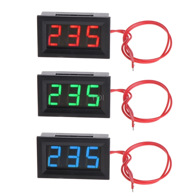 2 Wire 0.56" AC 30V-500V LED Digital Voltmeter Voltage Meter Monitor Tester For 110V 220V 380V
2 Wire 0.56" AC 30V-500V LED Digital Voltmeter Voltage Meter Monitor Tester For 110V 220V 380V