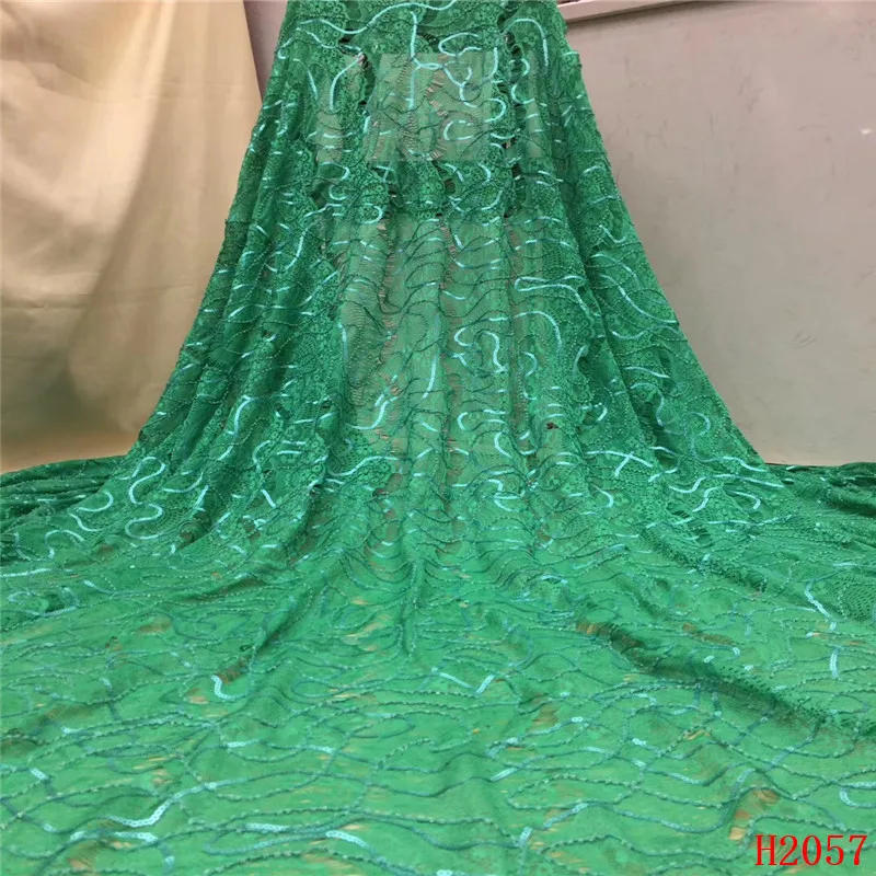 High Quality 2019 African Fabric Nigeria Green Sequin Net Lace Fabric Indian Embroidery Mesh Lace Fabric HX2057
High Quality 2019 African Fabric Nigeria Green Sequin Net Lace Fabric Indian Embroidery Mesh Lace Fabric HX2057
