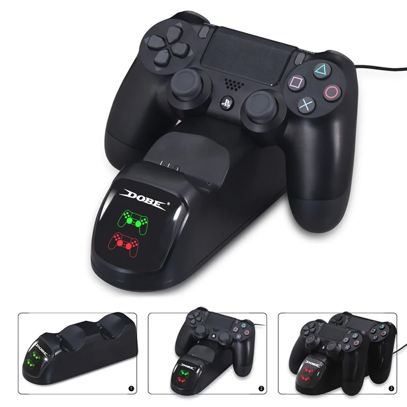 Gamepad Charger Joystick Handle USB Charger Dual Fast Charging Dock Station for Playstation 4 PS4 Slim PS4 Pro Controller
Gamepad Charger Joystick Handle USB Charger Dual Fast Charging Dock Station for Playstation 4 PS4 Slim PS4 Pro Controller