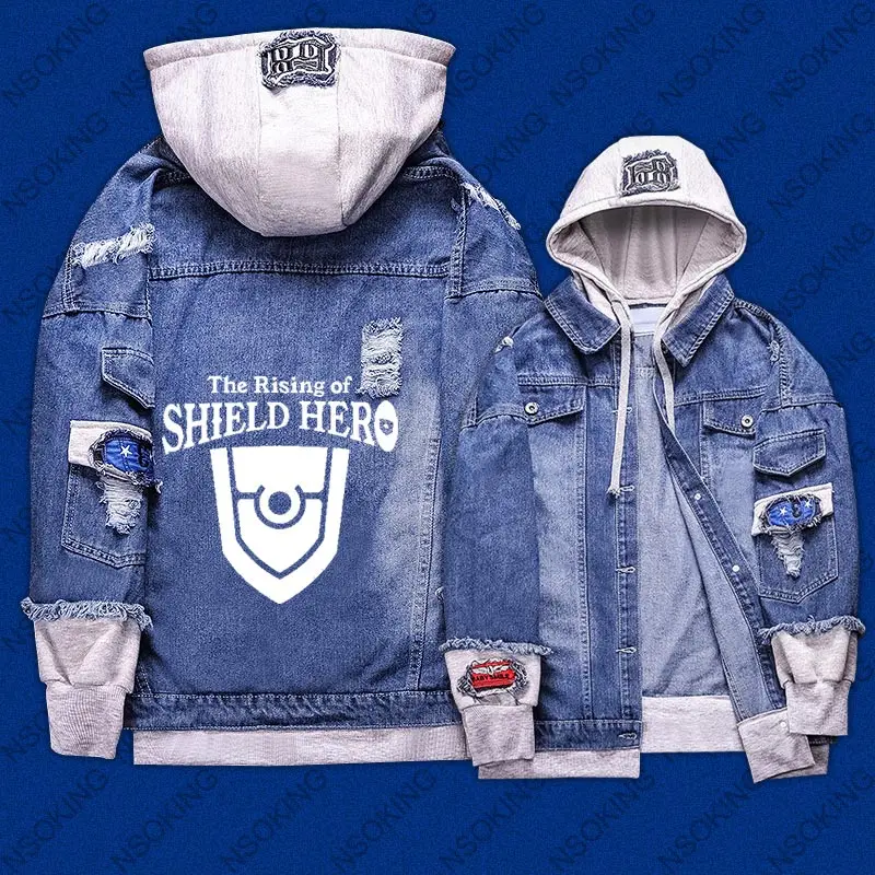 New The Rising of the Shield Hero Tate no Yuusha no Nariagari Tanuki Demi-human hoodie Anime Coat cool Fashion Denim Jacke
New The Rising of the Shield Hero Tate no Yuusha no Nariagari Tanuki Demi-human hoodie Anime Coat cool Fashion Denim Jacke