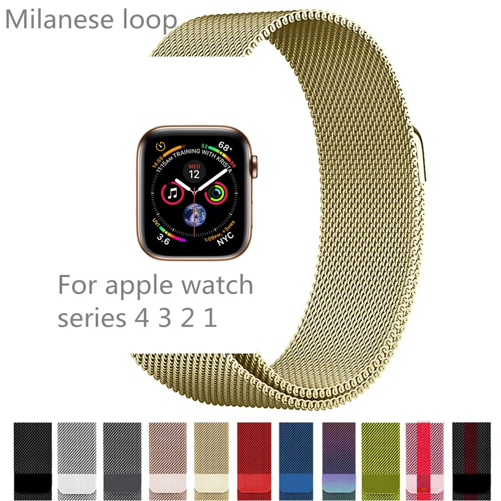 Milanese loop bracelet for apple watch band 44mm 40mm iwatch series 4 3 2 1 38mm 42mm stainless steel link strap accessories
Milanese loop bracelet for apple watch band 44mm 40mm iwatch series 4 3 2 1 38mm 42mm stainless steel link strap accessories