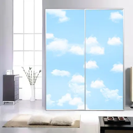Customized Glass Foil Wardrobe Sliding Door Sticker Window Paper Transparent Glass Foil Blue Sky Baiyun
Customized Glass Foil Wardrobe Sliding Door Sticker Window Paper Transparent Glass Foil Blue Sky Baiyun