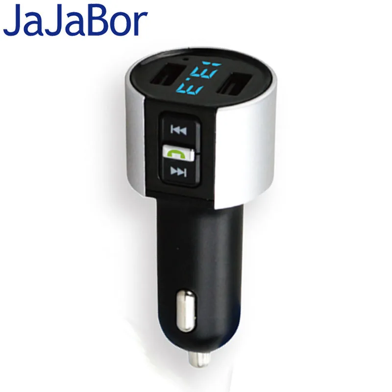 JaJaBor Bluetooth Car Kit Handsfree FM Transmitter MP3 Player Voltage Detection and Voice Prompt Dual USB 5V/3.4A Car Charger
JaJaBor Bluetooth Car Kit Handsfree FM Transmitter MP3 Player Voltage Detection and Voice Prompt Dual USB 5V/3.4A Car Charger