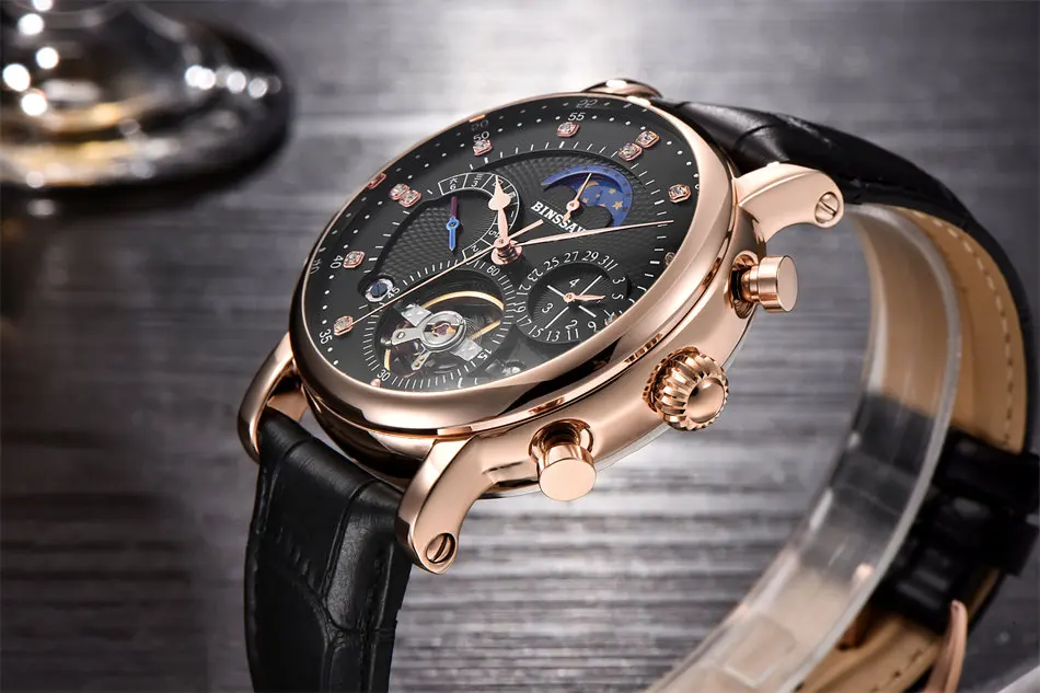Mechanical Luxury Tourbillon Automatic Watch