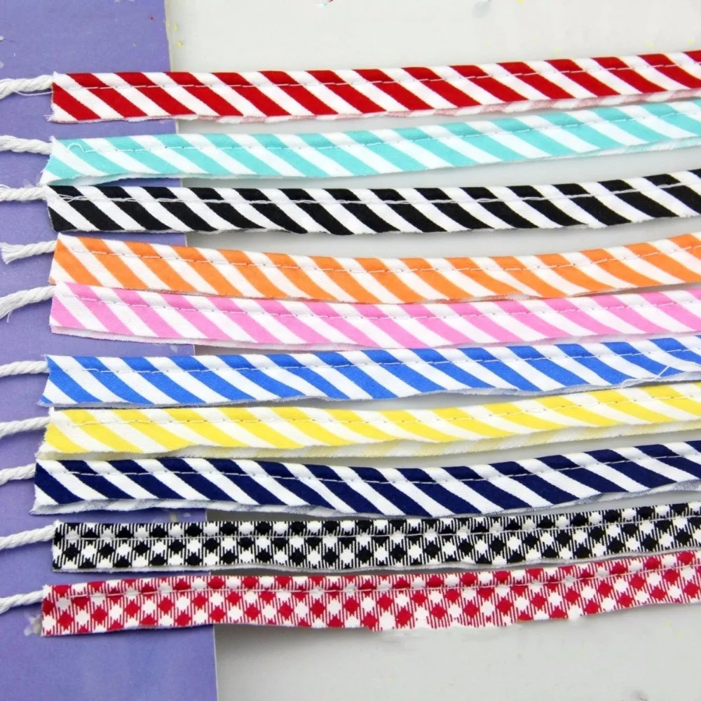 12mm Cotton stripe bright corded piping bias binding bias tape width for craft Sewing DIY Handmade Accessories
12mm Cotton stripe bright corded piping bias binding bias tape width for craft Sewing DIY Handmade Accessories