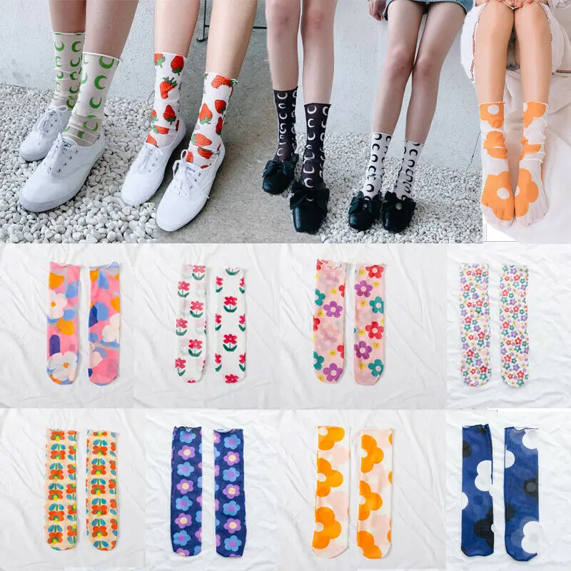 Women's Fashion Frill Trim Ankle Socks Sheer Mesh Socks Summer Socks Fishnet Sheer Silky Glitter Short Ankle Stockings
Women's Fashion Frill Trim Ankle Socks Sheer Mesh Socks Summer Socks Fishnet Sheer Silky Glitter Short Ankle Stockings