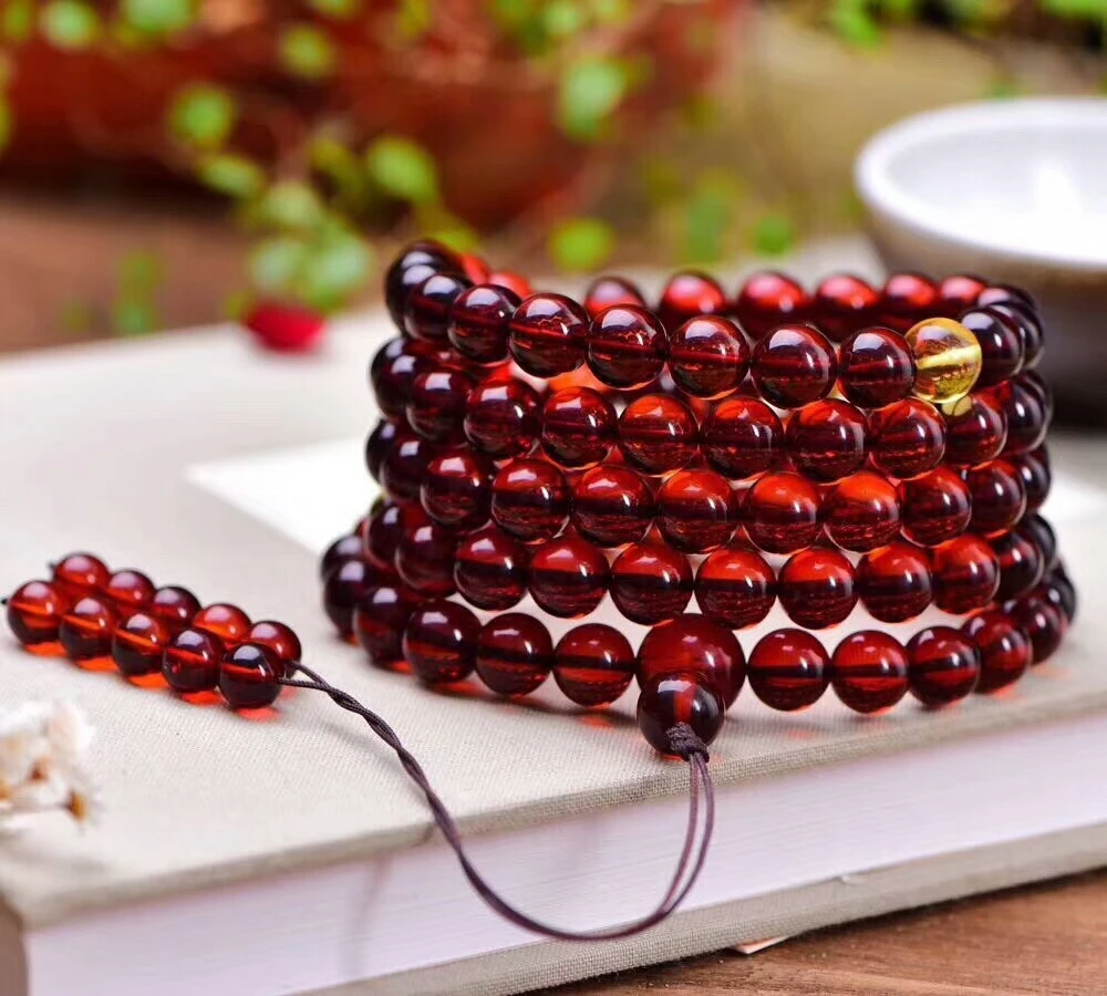 Genuine Natural Blood Red Amber Gemstone 9mm Round 108 Prayer Beads Bracelets Healing Stone For Woman Man Certificate AAAA
Genuine Natural Blood Red Amber Gemstone 9mm Round 108 Prayer Beads Bracelets Healing Stone For Woman Man Certificate AAAA