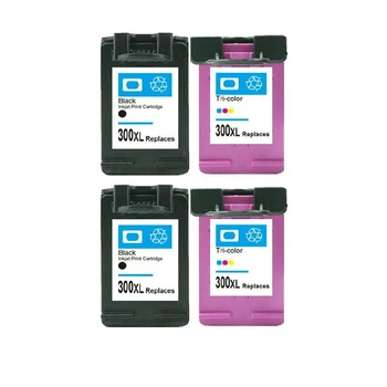 4 Pcs Ink Cartridge for HP 300 300XL Black Tricolor for HP Deskjet D1660 D2560 D2660 D5560 F2420 F2480 F2492 F4210 Printers
4 Pcs Ink Cartridge for HP 300 300XL Black Tricolor for HP Deskjet D1660 D2560 D2660 D5560 F2420 F2480 F2492 F4210 Printers