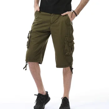 New 2019 Multi-pocket Men Cargo Shorts Casual Loose Short Pants Solid Camo Military Summer Knee Length Plus Size Shorts
New 2019 Multi-pocket Men Cargo Shorts Casual Loose Short Pants Solid Camo Military Summer Knee Length Plus Size Shorts