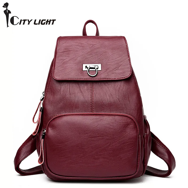 Fashion Backpacks for Teenage Girls Women's PU Leather Backpack School Bag Casual Vintage Large Capacity Travel Backpack
Fashion Backpacks for Teenage Girls Women's PU Leather Backpack School Bag Casual Vintage Large Capacity Travel Backpack