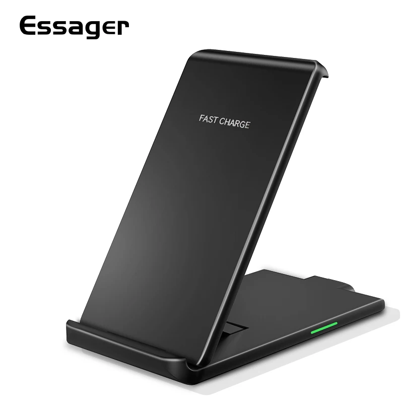 Essager Qi Wireless Charger For iPhone X XS Huawei P30 Pro Xiaomi mi 9 10W Fast Wirless Wireless Charging Pad Dock Station Stand
Essager Qi Wireless Charger For iPhone X XS Huawei P30 Pro Xiaomi mi 9 10W Fast Wirless Wireless Charging Pad Dock Station Stand
