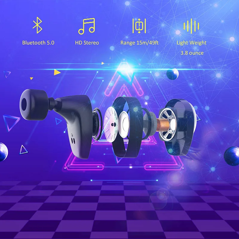 Bluetooth 5.0 Earphones Waterproof Wireless Sports Earbuds with 3000mAh Charge Box XXM8
Bluetooth 5.0 Earphones Waterproof Wireless Sports Earbuds with 3000mAh Charge Box XXM8