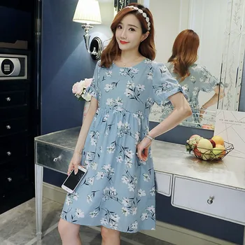 Summer dress maternity dress new fashion cotton out breastfeeding print dress Korean version of the pregnancy skirt
Summer dress maternity dress new fashion cotton out breastfeeding print dress Korean version of the pregnancy skirt