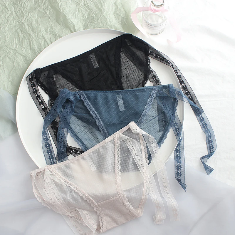 Ultra-thin Ribbon Transparent Hollow Out Women Panties Ladies Panties Sexy Breathable Lace Briefs Seductive Soft Female Lingerie
Ultra-thin Ribbon Transparent Hollow Out Women Panties Ladies Panties Sexy Breathable Lace Briefs Seductive Soft Female Lingerie