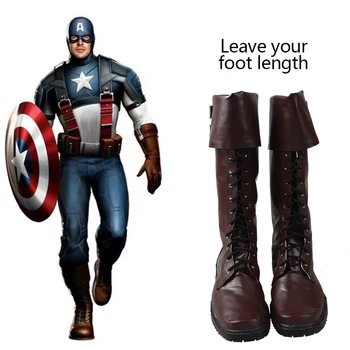 Steve Rogers Cosplay Boots Captain America The First Avenger Shoes Superhero Brown Boots Adult Men Halloween Accessories Props
Steve Rogers Cosplay Boots Captain America The First Avenger Shoes Superhero Brown Boots Adult Men Halloween Accessories Props