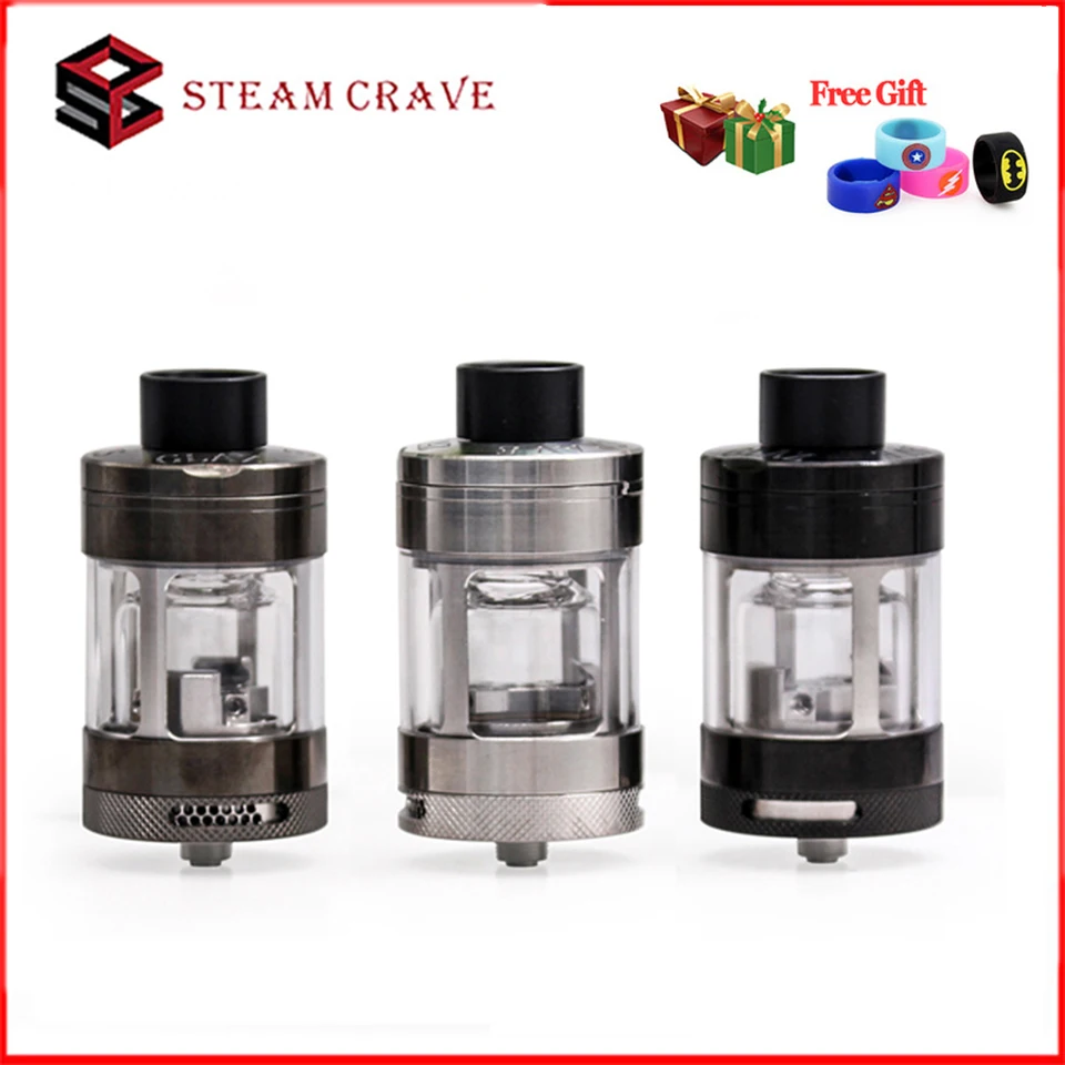 Original Steam Crave Glaz V2 RTA Electronic Cigarette Vape Atomizer 31mm 7ml/10ml Capacity semi-restrictive airflow Atomizer
Original Steam Crave Glaz V2 RTA Electronic Cigarette Vape Atomizer 31mm 7ml/10ml Capacity semi-restrictive airflow Atomizer