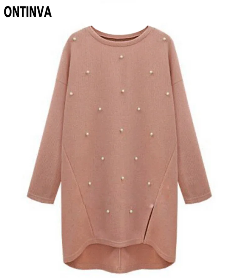 Beading Women Long Sweaters Gilet Femme Manche Longue Pink Black Sweater Jerseis Mujer 2019 Spring Truien Woman Knitted Pullover
Beading Women Long Sweaters Gilet Femme Manche Longue Pink Black Sweater Jerseis Mujer 2019 Spring Truien Woman Knitted Pullover