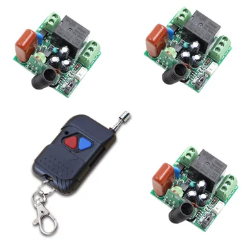 AC 220V 1 Ch RF Remote Control Switch Wireless Controller Teleswitch 1CH 10A Relay 3 Mini Receivers With Transmitter
AC 220V 1 Ch RF Remote Control Switch Wireless Controller Teleswitch 1CH 10A Relay 3 Mini Receivers With Transmitter