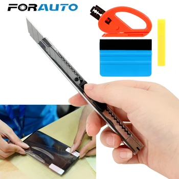 FORAUTO 4pcs/set Vehicle Sticker Installation Kit Auto Accessories Cutter Knife Film Squeegee Scraper Tools Car Vinyl Wrap
FORAUTO 4pcs/set Vehicle Sticker Installation Kit Auto Accessories Cutter Knife Film Squeegee Scraper Tools Car Vinyl Wrap