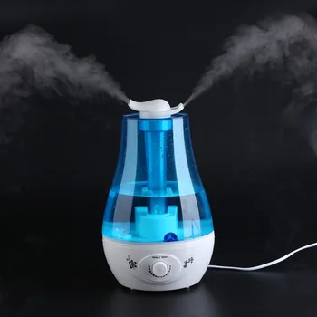 

110-240V 3L 25W Ultrasonic Humidifier Diffuser LED Light Home Office Room 250ml/h Mist Maker Air Humidifier Purifier