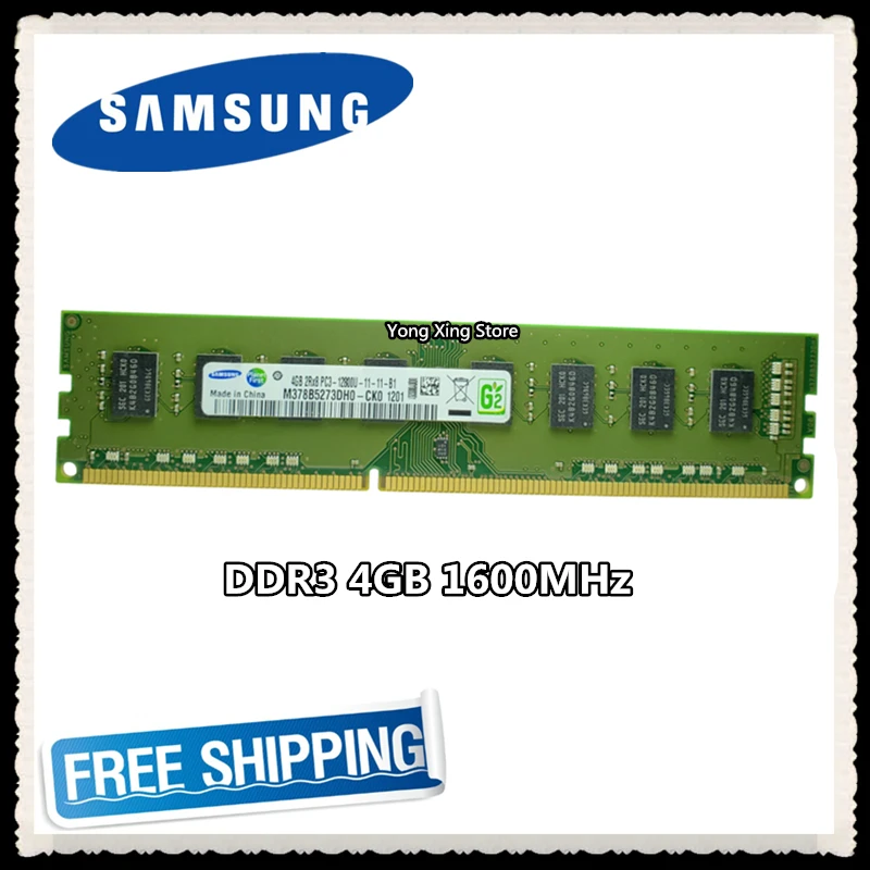 Samsung Desktop memory DDR3 4GB 8GB 1600MHz 4G PC3-12800U computer PC RAM 1600 12800
Samsung Desktop memory DDR3 4GB 8GB 1600MHz 4G PC3-12800U computer PC RAM 1600 12800
