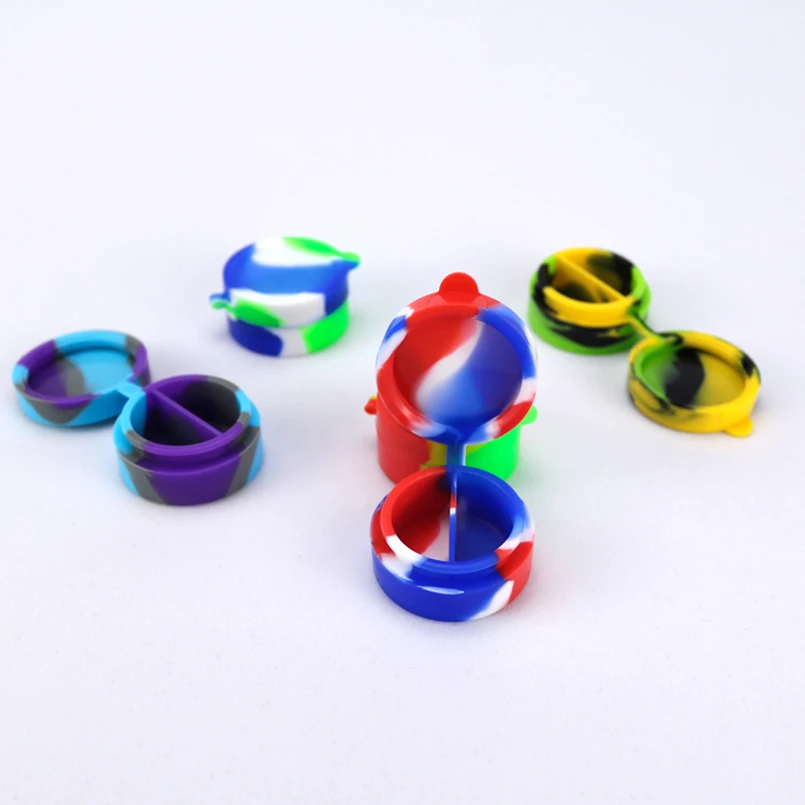 10pcs 10ml Bho Silicone Dab wax jar butane Slick oil Storage with lid , Non-stick Silicone Dabber concentrate container jars 
10pcs 10ml Bho Silicone Dab wax jar butane Slick oil Storage with lid , Non-stick Silicone Dabber concentrate container jars