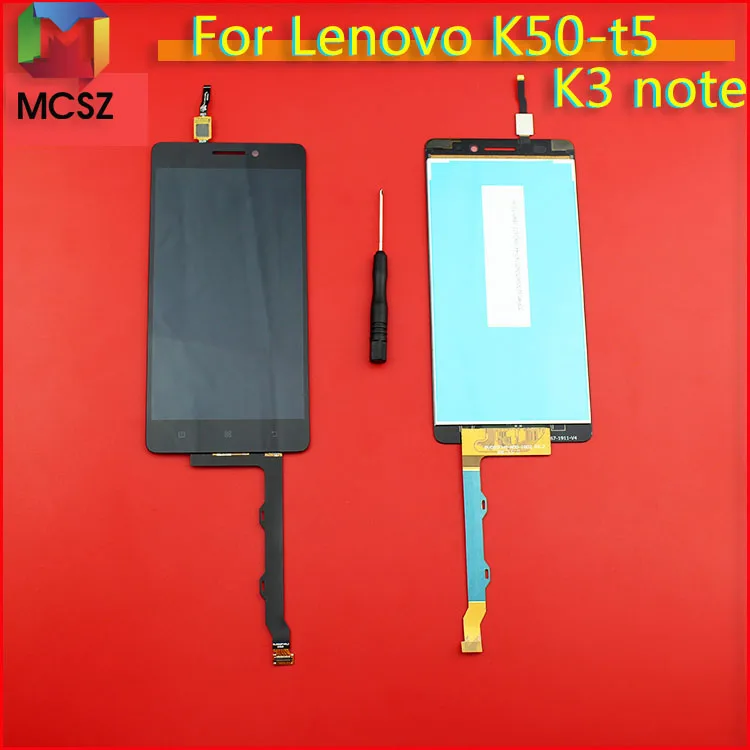 5.5 inch For Lenovo K50-T5 K3 Note K50-t3s LCD Display Digitizer Touch Screen assembly free tools replacement
5.5 inch For Lenovo K50-T5 K3 Note K50-t3s LCD Display Digitizer Touch Screen assembly free tools replacement