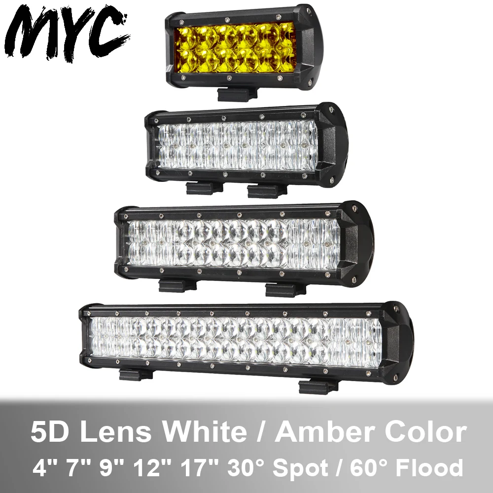 4" 7" 9" 12" 17 Inch 5D Offroad Led Light Bar 12V 24V For SUV Car ATV Tractor Boat Offroad 4WD 4x4 Truck Driving Lights
4" 7" 9" 12" 17 Inch 5D Offroad Led Light Bar 12V 24V For SUV Car ATV Tractor Boat Offroad 4WD 4x4 Truck Driving Lights